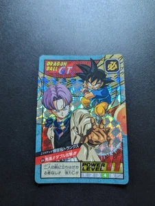 Dragon Ballz Carddass Super Battle No 694 Goku Trunks Unremoved Card Used - Picture 1 of 9
