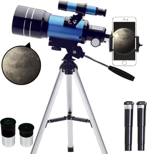 Telescopio astronomico professionale con treppiede alto per visione HD adulti bambini - Foto 1 di 9
