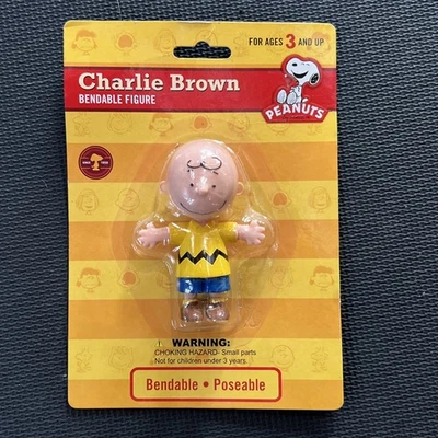 Charlie Brown Bendable Poseable Figure- Peanuts - Image 1 of 3