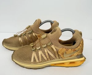 Nike Shox Gravity Women's Size 8 Metallic Gold AQ8554-700 Running Shoes - Picture 1 of 7
