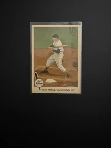 Ted Williams 1959 Fleer #72 Hitting Fundamentals - Bild 1 von 2