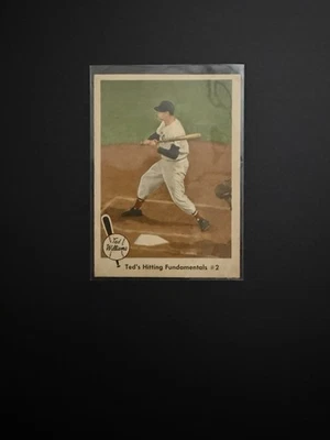 Ted Williams 1959 Fleer #72 Hitting Fundamentals - Image 1 of 2