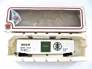 HO Bachmann MD&W Minnesota Dakota & Western 50' Schiebetür Güterwagen neu niedriges Schiff - Bild 1 von 6