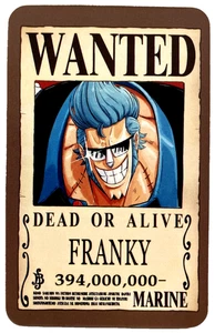 Franky One Piece Wanted Set ACG Holo Tarjeta Anime Dead or Alive - Imagen 1 de 4