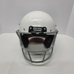 Schutt Recruit Hybrid Football Helmet White Youth Medium No Strap Missing Paddin - Picture 1 of 11