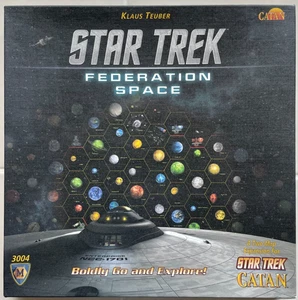 Star Trek Catan: Expansión Mapa Espacial Federación - Incompleto (ver descripción) - Imagen 1 de 5