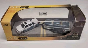 Jada 02 2002 Cadillac Escalade EXT 59 1959 Coupe De Ville Car & Showtrailer Set - Picture 1 of 10
