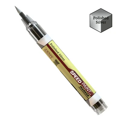 THE ARMY PAINTER Army Painter Speedpaint 2.0 Felt Tip Tech Acrylic Marker Polished Silver SM1017