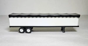 ERTL Semi Grain Trailer (Only) 1/64 Diecast White Black Loose - Picture 1 of 6