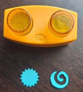Creative Memories Micro Maker Punch Galaxy Swirl & Sunburst - orange punch - Picture 1 of 7