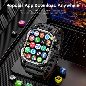 Smartwatch LOKMAT APPLLP 7 MAX 4G 3GB+32GB Android 11 930mAh fotocamera scorrevole - Foto 1 di 26