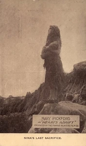 Mary Pickford in "Hearts Adrift" 1914 RPPC Ninas letztes Opfer Postkarte - Bild 1 von 2