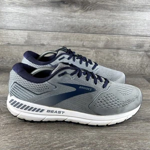Brooks Beast 20 Shoes Mens Size 11 Wide 2E Gray Running Stability 1103272E491 - Picture 1 of 12
