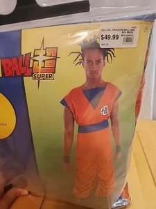 DragonBall Super Goku 6pc Costume Cosplay Anime Adult L/XL Up To Size 16 NWT - Picture 1 of 7