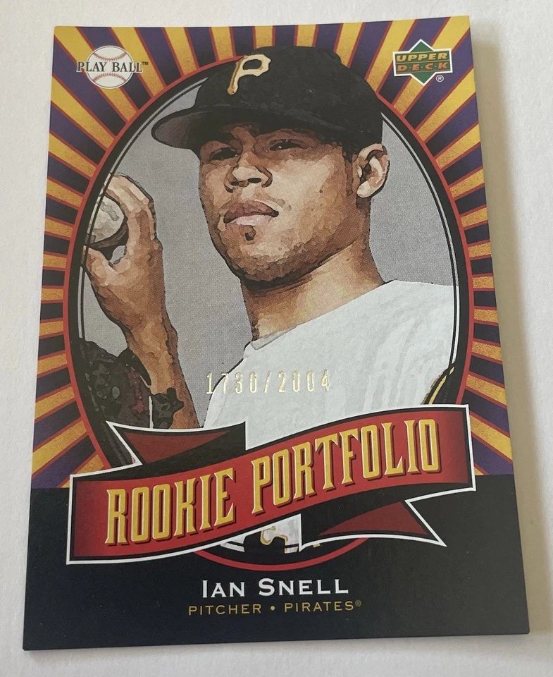 2004 Upper Deck Play Ball - Rookie Portfolio Ian Snell /2004 (RC) - Image 1 of 2