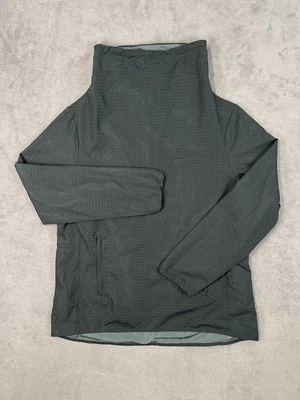 Chaqueta Fabletics Mujer Pequeña Verde Liora Pullover Cuello Embudo Perforado Foto 1 de 4