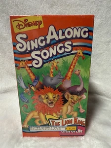 NEW SEALED DISNEY THE LION KING CIRCLE OF LIFE SING ALONG SONGS VHS TAPE  - Picture 1 of 6
