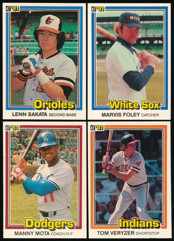 1981 Donruss - You Pick Complete Your Set #221-440 (F78) - Image 1 of 1