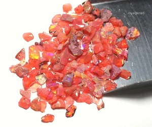 Chip Ethiopian opal Rough Ethical Gemstone Natural 50 Pcs Wholesale Lot 1x3x6 mm - Picture 1 of 4