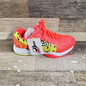 Fila Volley Zone Womens Pickleball Shoes Sz 6 Running Fiery Coral Orange Sneaker - Picture 1 of 12