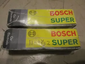 2 NEW GENUINE BOSCH SUPER FR9HC Spark Plugs - Picture 1 of 7