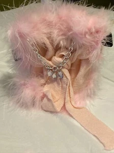 East Side Collection “Puttin on the Glitz” Dog Sweater W/ Necklace Pink XXS New - Picture 1 of 6