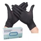 Disposable Nitrile Gloves, Pack of 100 - Black , Large
