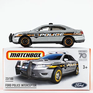 2023 Matchbox Power Grabs #23 Ford Police Interceptor SILVER | 70 YEARS | FSB - Picture 1 of 1
