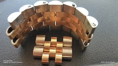 ROLEX JUBILEE BRACELET LINK (GENUINE) GOLD 14K YELLOW & STEEL SWISS MADE (1 Pcs) - Image 1 of 4