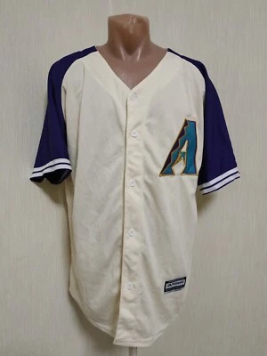 Arizona Diamondbacks D-Backs baseball jersey Majestic vintage shirt size XL - Image 1 of 4