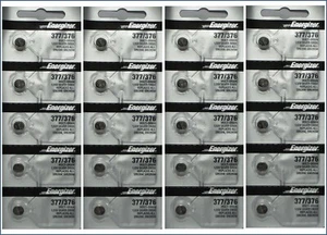 20 x FRESH Energizer 377 376 WATCH BATTERY SR626SW SR626W Silver Oxide Battery - Picture 1 of 8