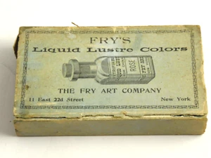 Vintage Fry's Liquid Lustre Colors 5 pack The Fry Art Company New York w/box - Picture 1 of 6