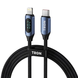 TRON USB C-L Digital Display Braided Charging Cable 3A | 5FT - Picture 1 of 13