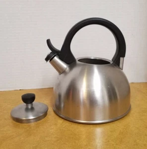 Tetera silbante vintage de acero inoxidable Copoc MCM - Imagen 1 de 12