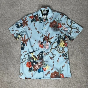 Paul Smith Men's Casual Fit Sea Print Shirt Blue Size S Brand New (RRP £150) - Imagen 1 de 10