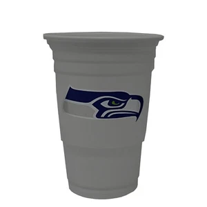 Tazas de plástico para fiesta/día del juego de la liga de fútbol americano de los Seattle Seahawks - 18 oz - Imagen 1 de 2