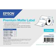 Epson Premium Matte Label - Die-cut Roll: 102mm x 76mm 1570 labels White Inkj...