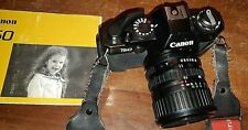CANON T60 35mm Film SLR Camera with Canon 35-70mm FD Lens fotocamera fotografia