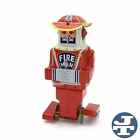 Ha Ha Toy Tin Space F. D. Robot Fireman | Jadrem Toys Au