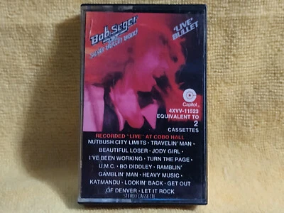 BOB SEGER-LIVE BULLET-CAPITAL-1976-4XVV 11523/VG++RARE-CASSETTE-C19 - Image 1 of 4