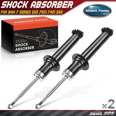 2x Rear Driver & Passenger Shock Absorber for BMW E65 750i 745i E66 745Li 750Li - Image 1 of 4