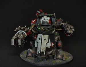 Warhammer 40k commission painted ork Goff Gorkanaut / Morkanaut - Picture 1 of 12