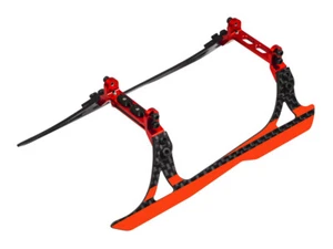 MH Aluminum/Carbon Fiber Landing Gear "A" Style (RED)-OMP Hobby M2V2/EXP/EVO/MK2 - Picture 1 of 2