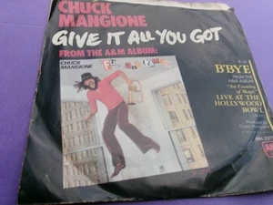1979 Chuck Mangione - Give it All You Got- 45 A&M EX + PS - Imagen 1 de 3