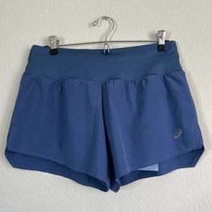Asics Women’s Road 3.5In Short Reflective Quick Drying Blue Size Medium New - Picture 1 of 8