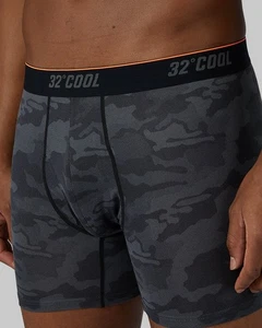 Boxer 32 gradi slip pantaloncino uomo con marsupio rigonfiamento senza etichette elasticizzato mimetico 5" - Foto 1 di 2