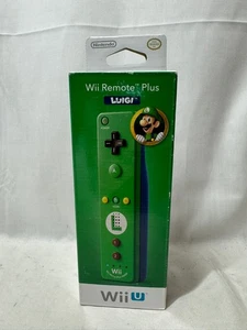 Official Wii Remote LUIGI Nintendo Motion Plus Inside Wii U - Factory Sealed - Picture 1 of 4