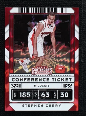 2020 Panini Contenders Draft Picks Variation Conference Ticket /99 Stephen Curry - Image 1 of 2