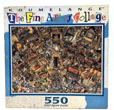 550 pcs Puzzle - Koumelange Fine Art of Collage "Victorian Treasures" - 1996 New - Image 1 of 4