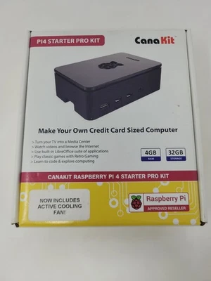 CanaKit  Raspberry PI4 Starter Pro KIT Brand New  - Image 1 of 3